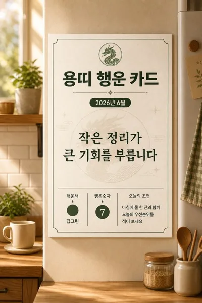 띠별행운카드 AI 프롬프트 미리보기