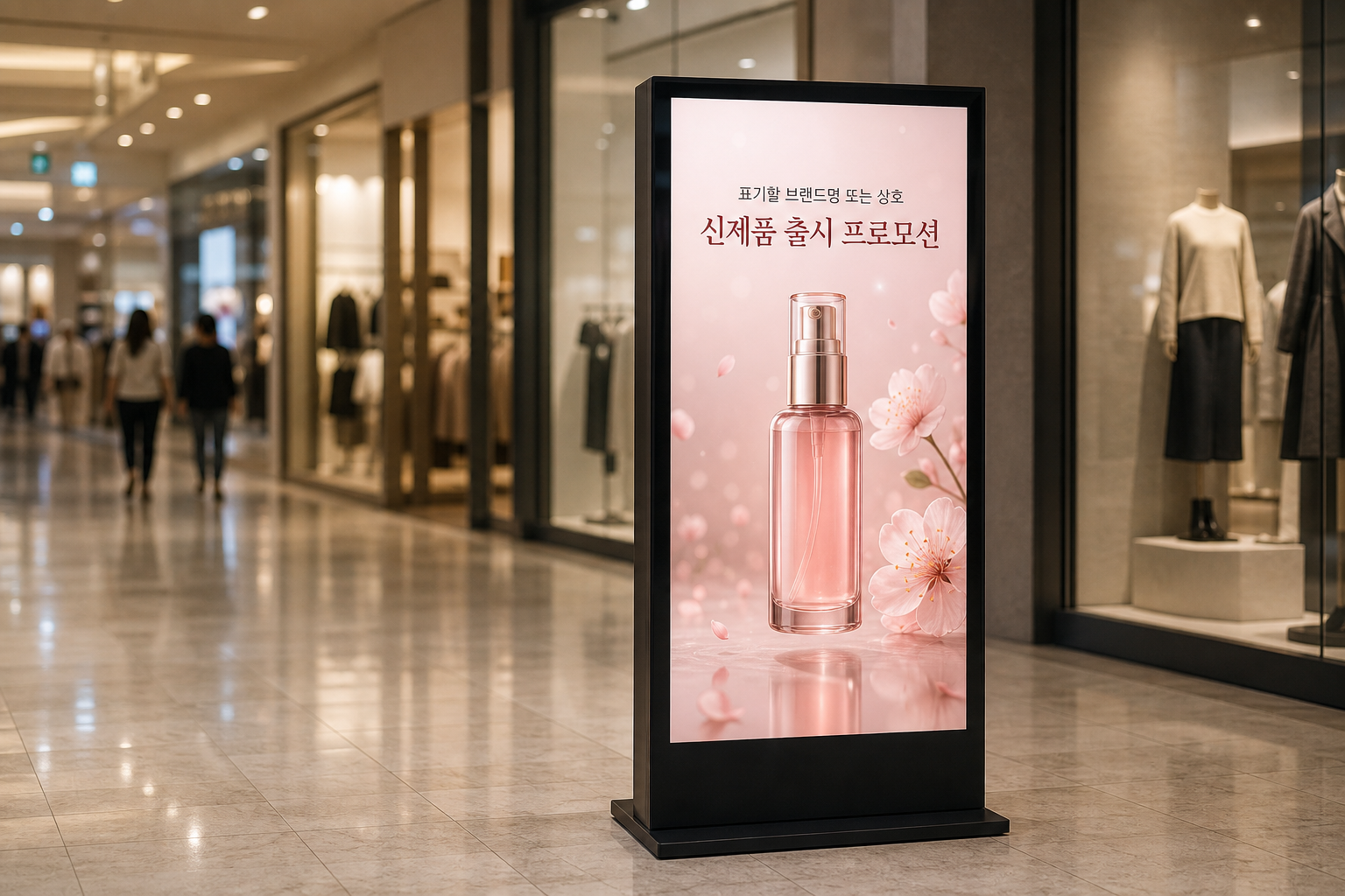 쇼핑몰 간판 미리보기