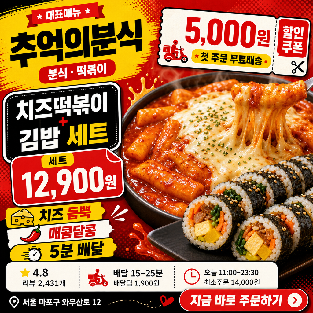 배달앱 매장 메인 썸네일 미리보기