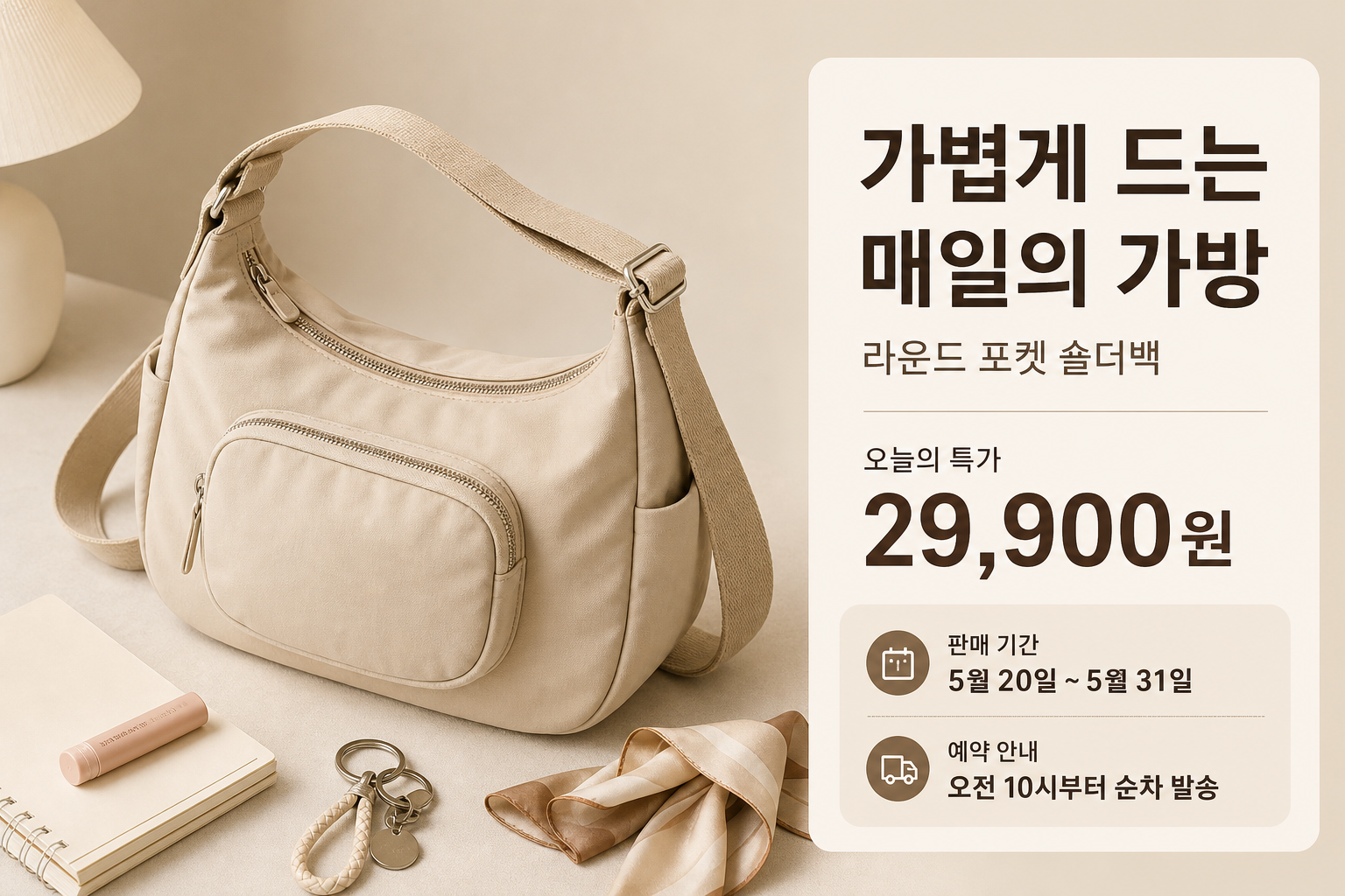 데일리가방광고 미리보기