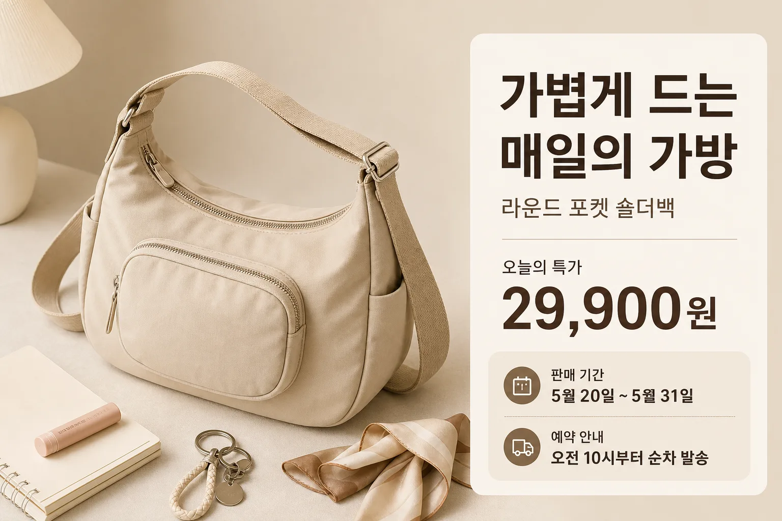데일리가방광고 미리보기