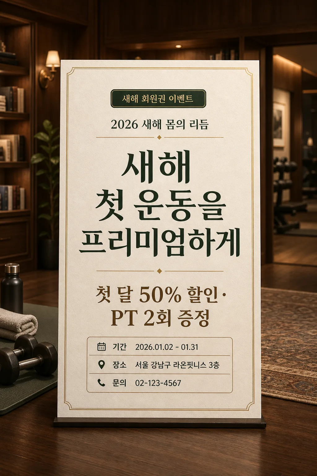 신년 헬스권 プロンプトのプレビュー