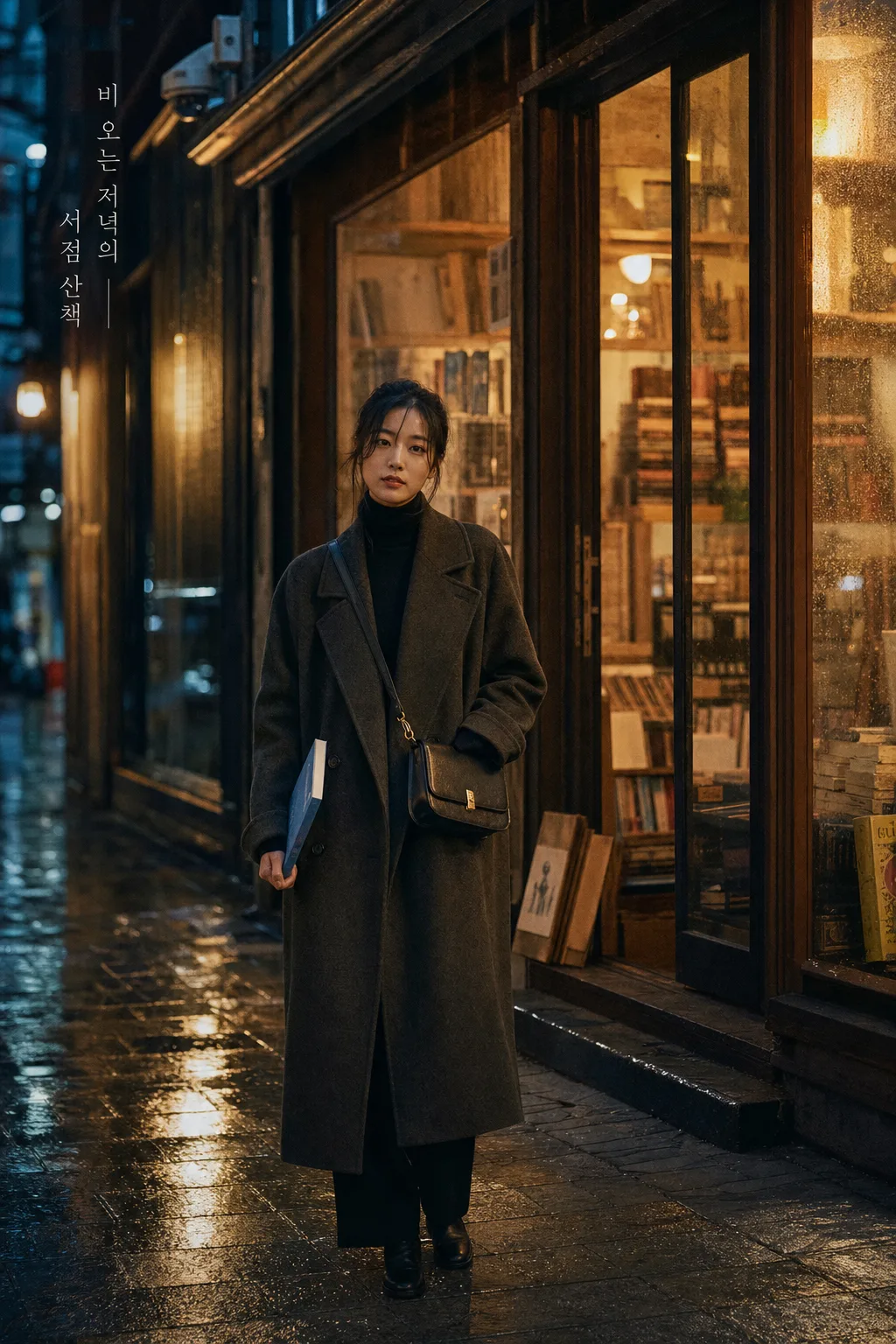 비오는 서점화보 プロンプトのプレビュー