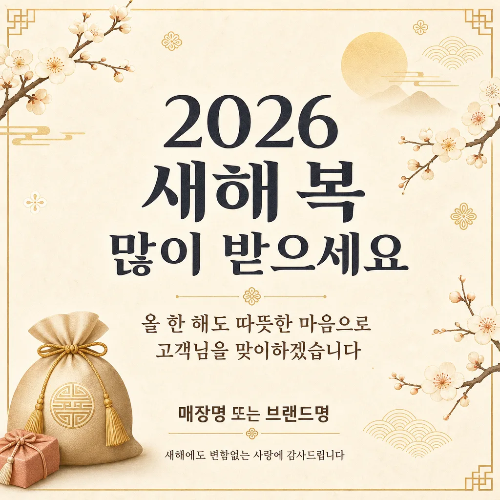 신년 매장인사 미리보기