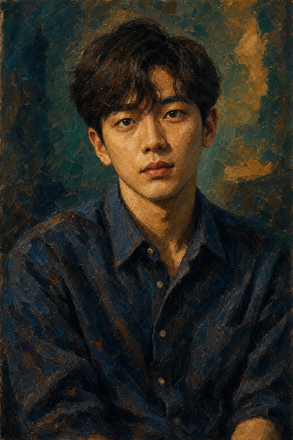 유화 초상 변환 미리보기