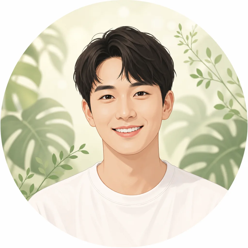 식물 원형 아바타 Prompt preview