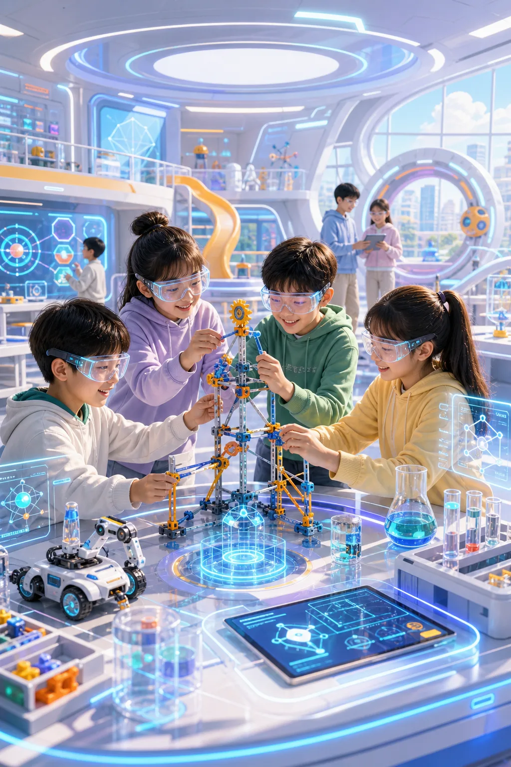 미래형 STEM 체험 교육 포스터 미리보기
