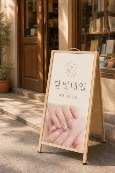 네일입간판 AI 프롬프트 미리보기