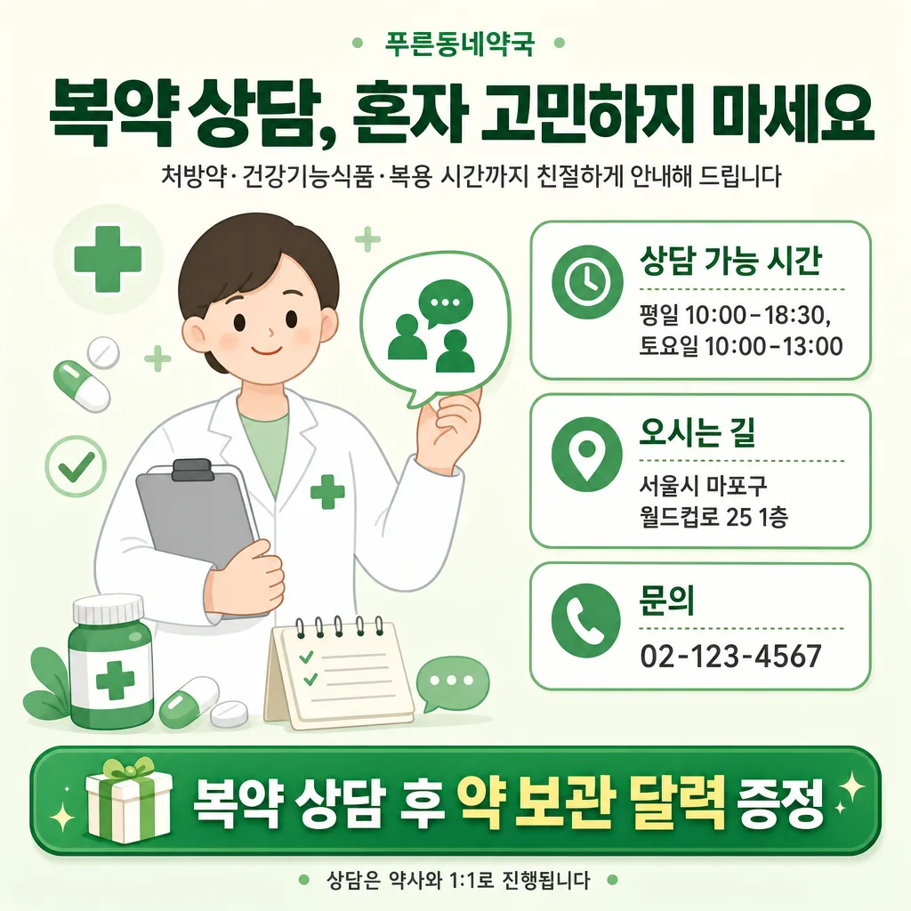 복약상담 카드 提示詞預覽