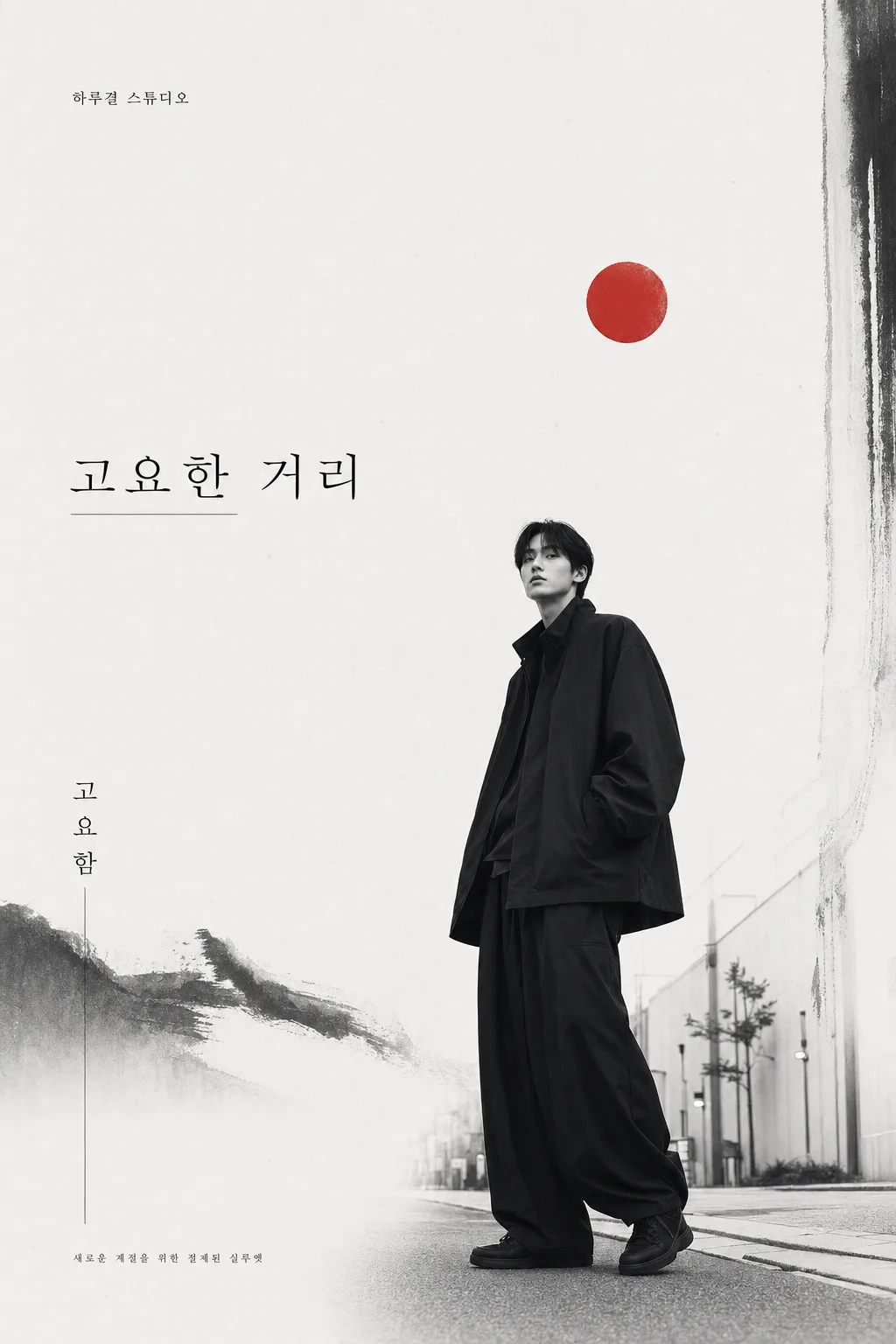 젠 감성 패션 포스터 提示詞預覽