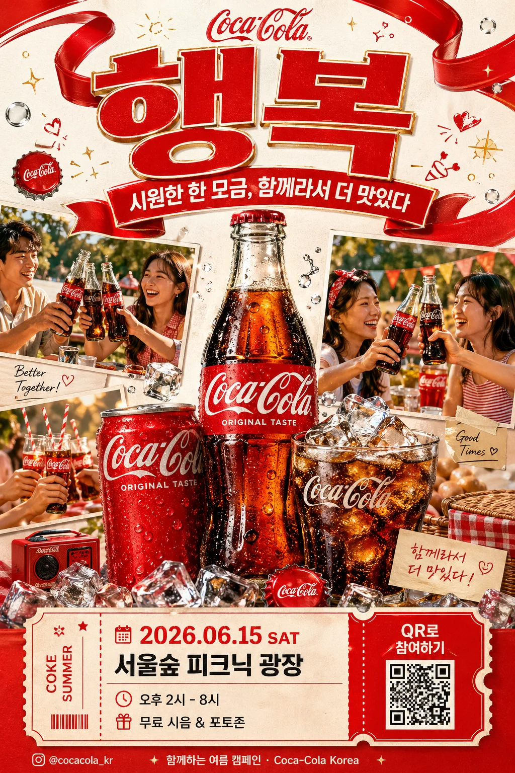 Coca-Cola 아이코닉 광고 Prompt preview