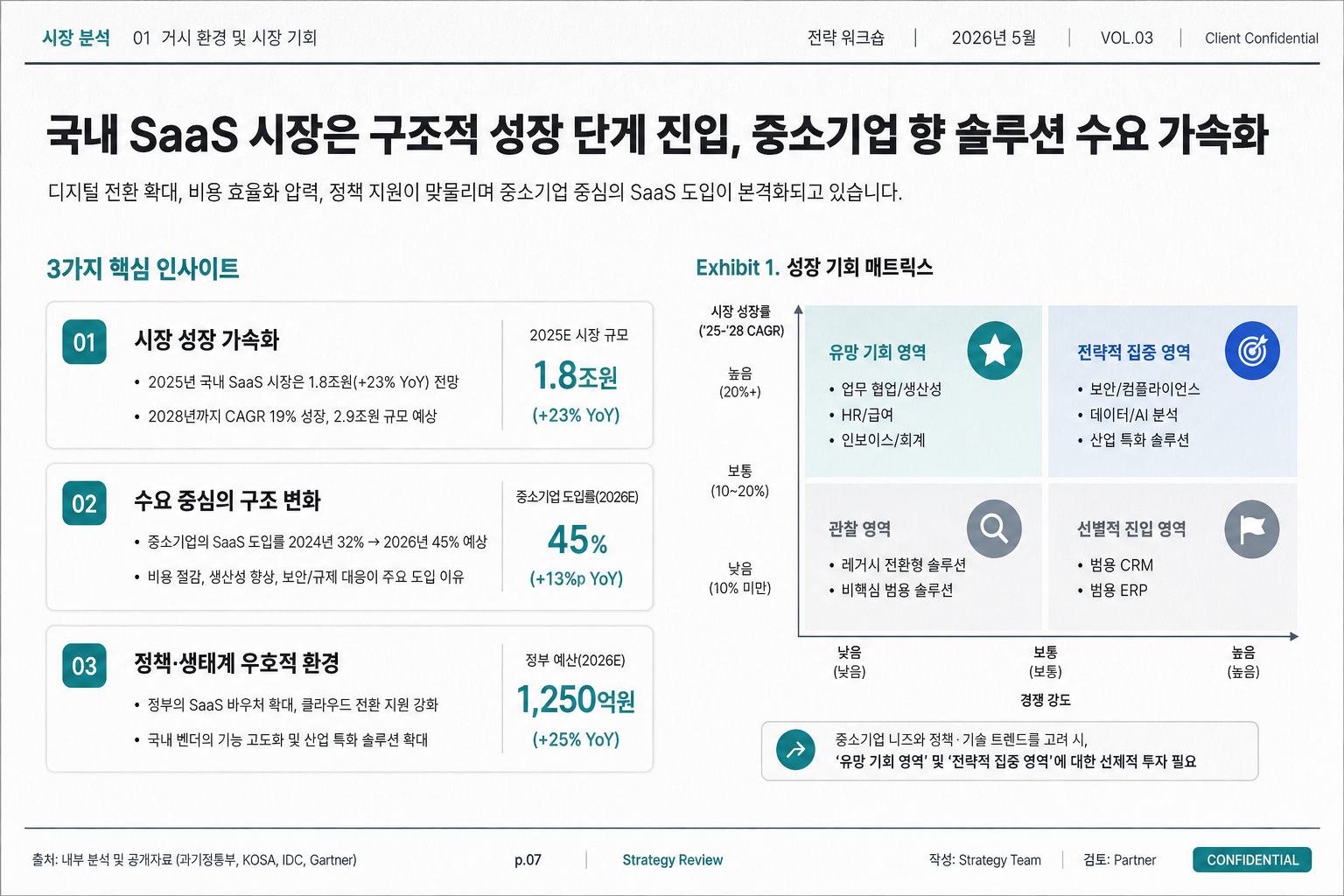 컨설팅 프레젠테이션 슬라이드 (16:9) 미리보기