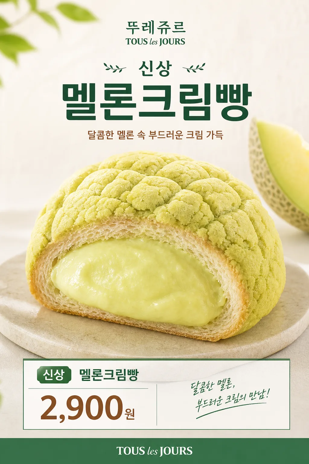뚜레쥬르 광고 提示詞預覽