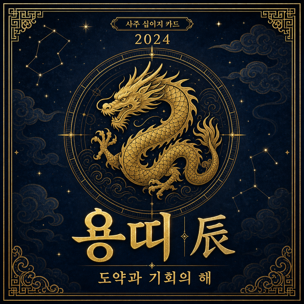 십이지 띠카드 미리보기