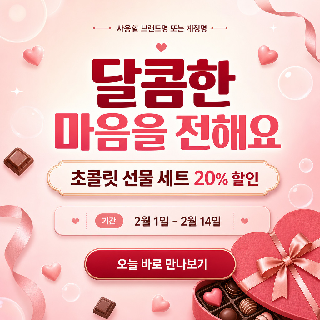 발렌타인 카드뉴스 미리보기