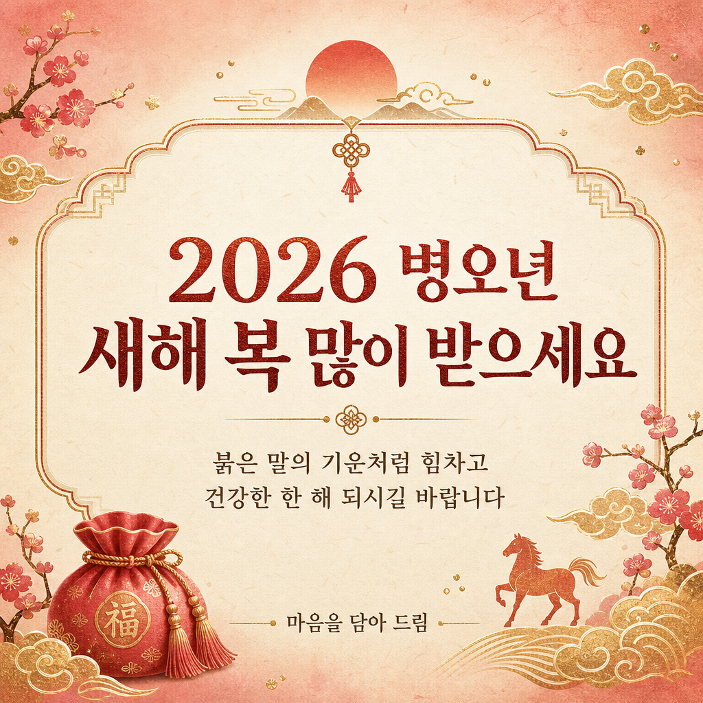 병오년인사카드 미리보기