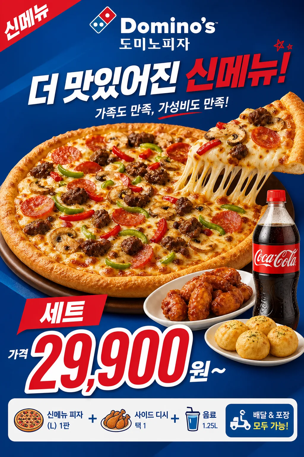 도미노피자 광고 提示詞預覽