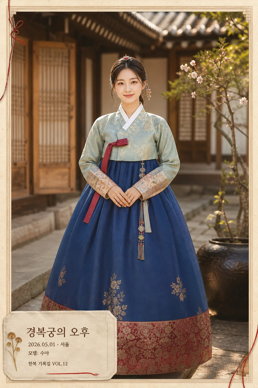 한복 인물 사진 Prompt preview