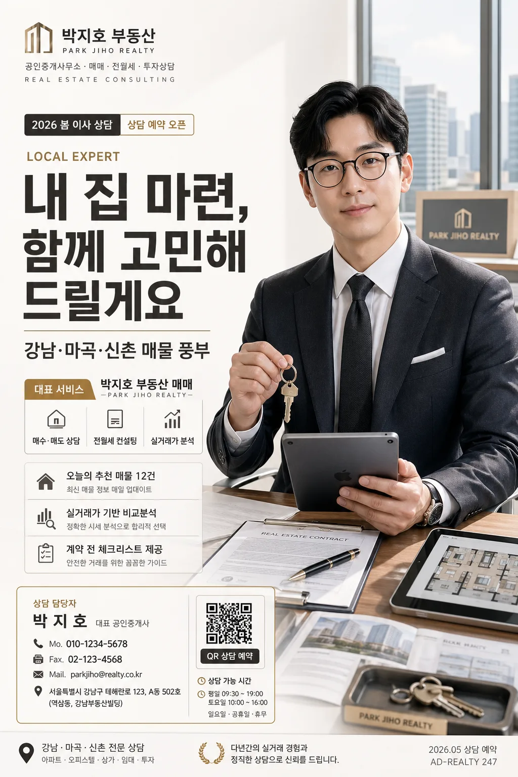 공인중개사 퍼스널 브랜드 광고 Prompt preview