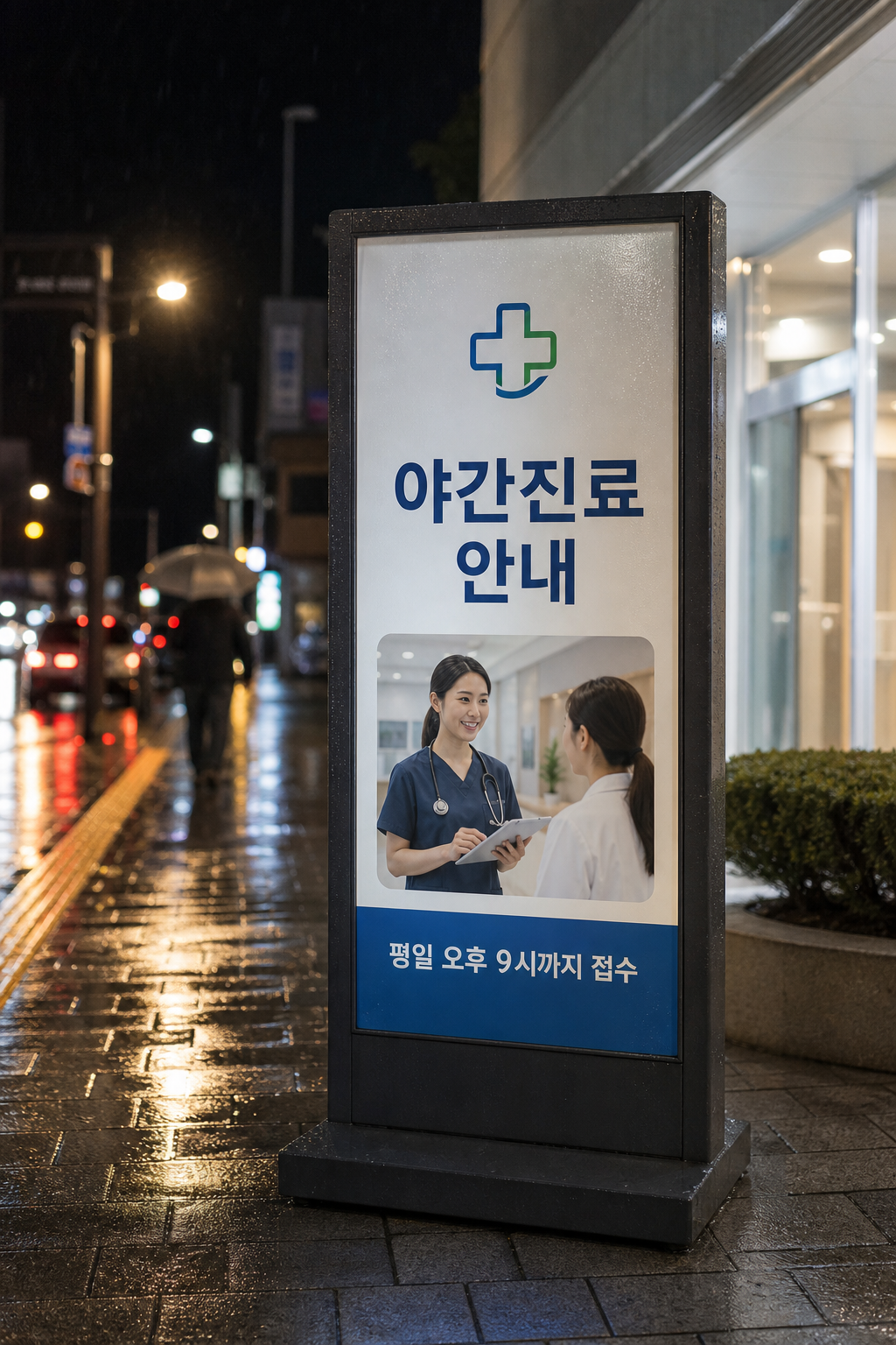 병원 안내 사인 미리보기