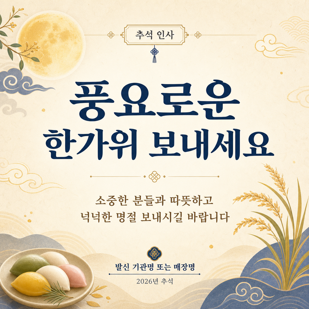 추석 카드뉴스 미리보기