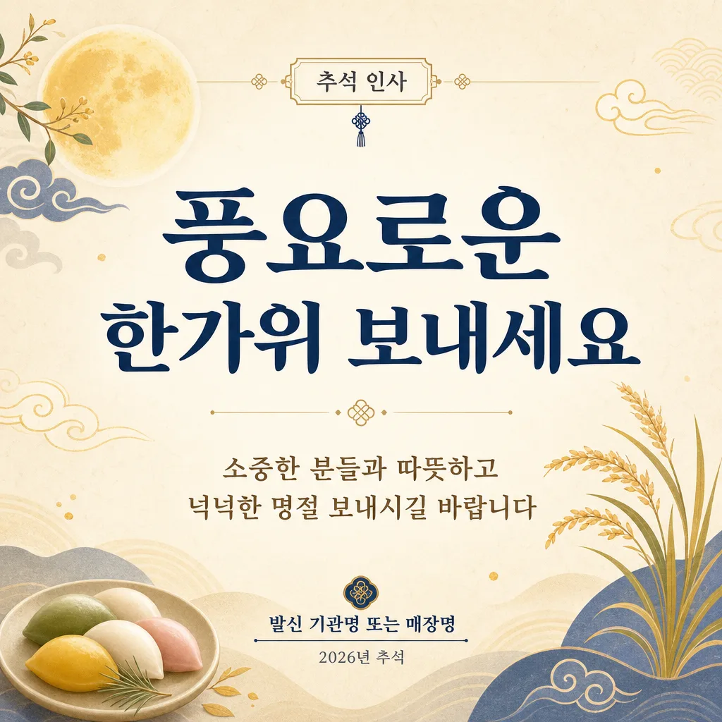 추석 카드뉴스 미리보기