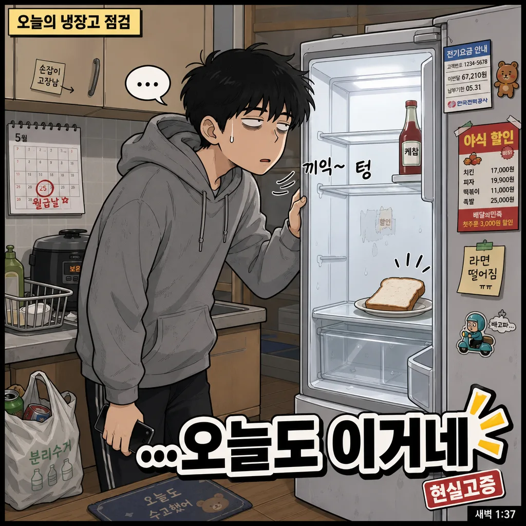 한국 개그 밈 단컷 만화 Prompt preview