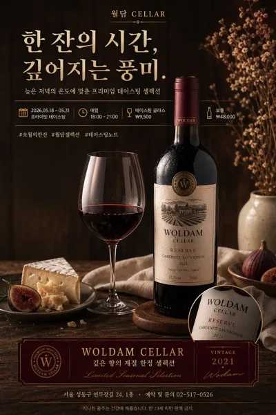 와인·전통주·소주 광고 톤 AI 프롬프트 미리보기