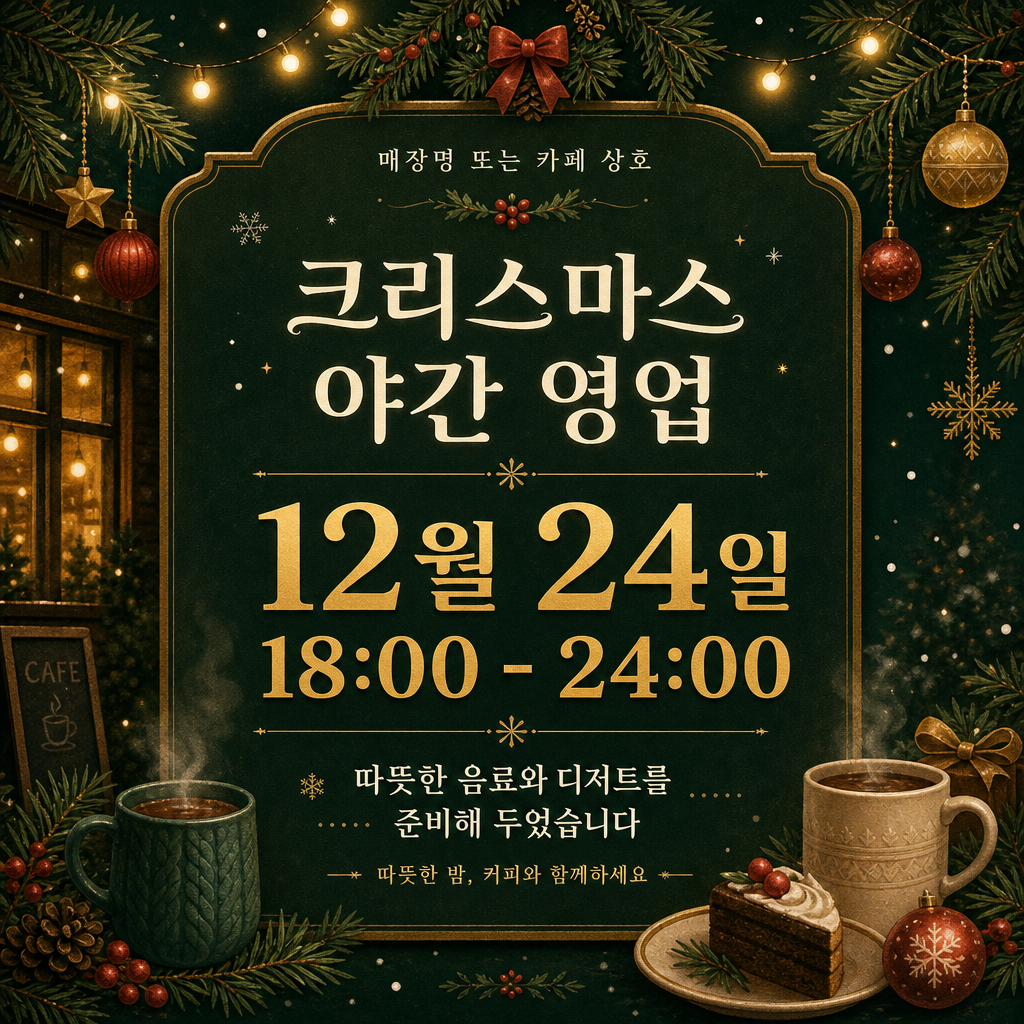 성탄 야간안내 미리보기