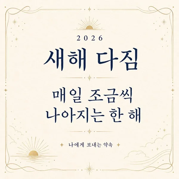 새해다짐카드 AI 프롬프트 미리보기