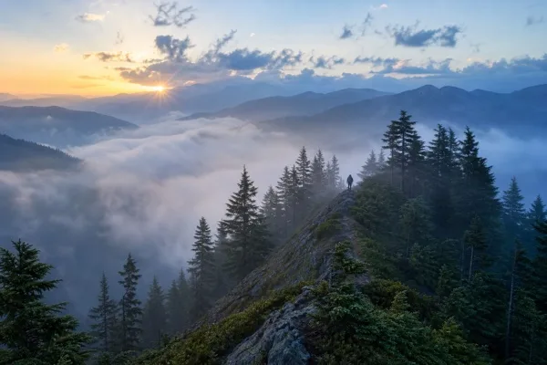 산·숲·호수 자연 풍경 사진 AI 프롬프트 미리보기