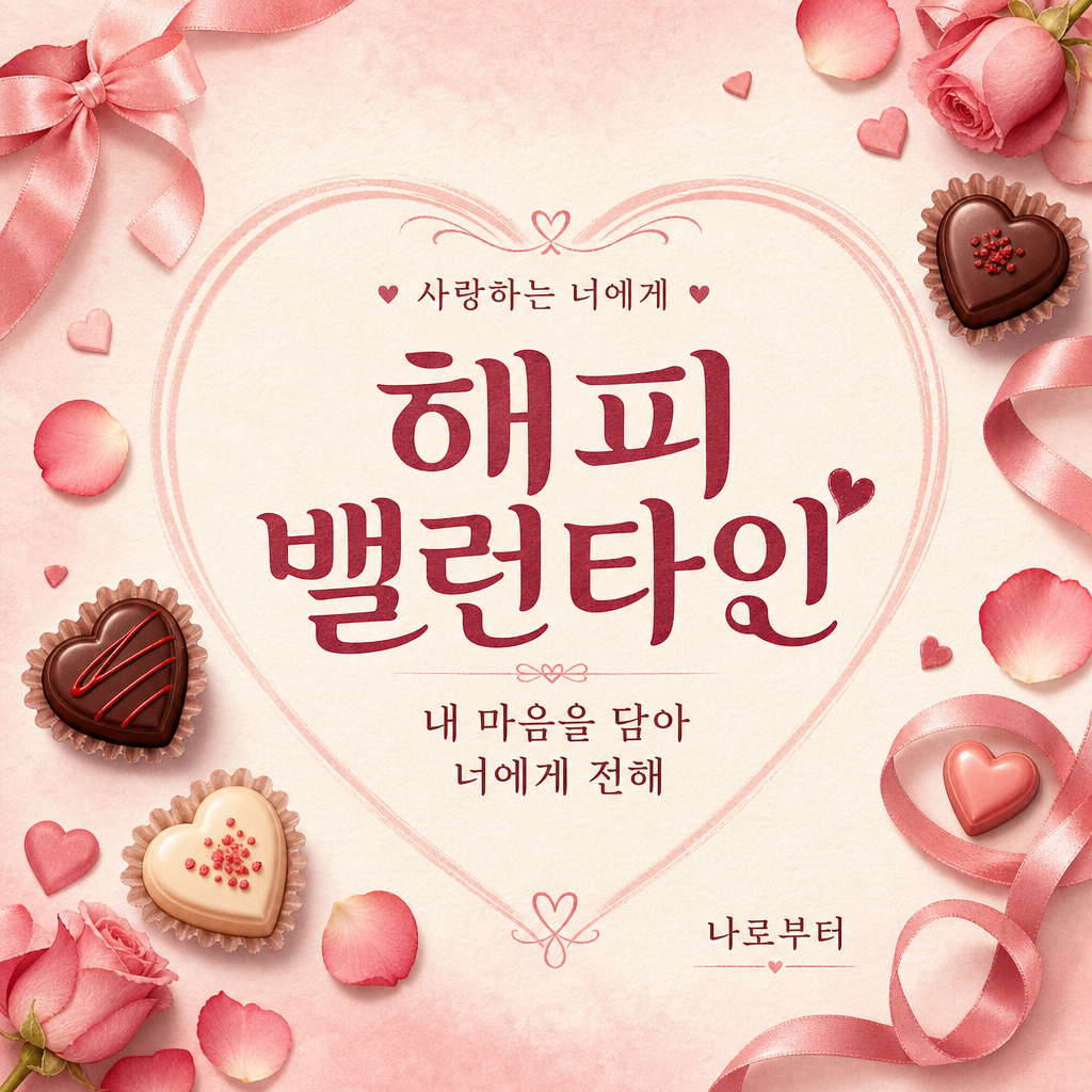 달콤한 고백카드 미리보기